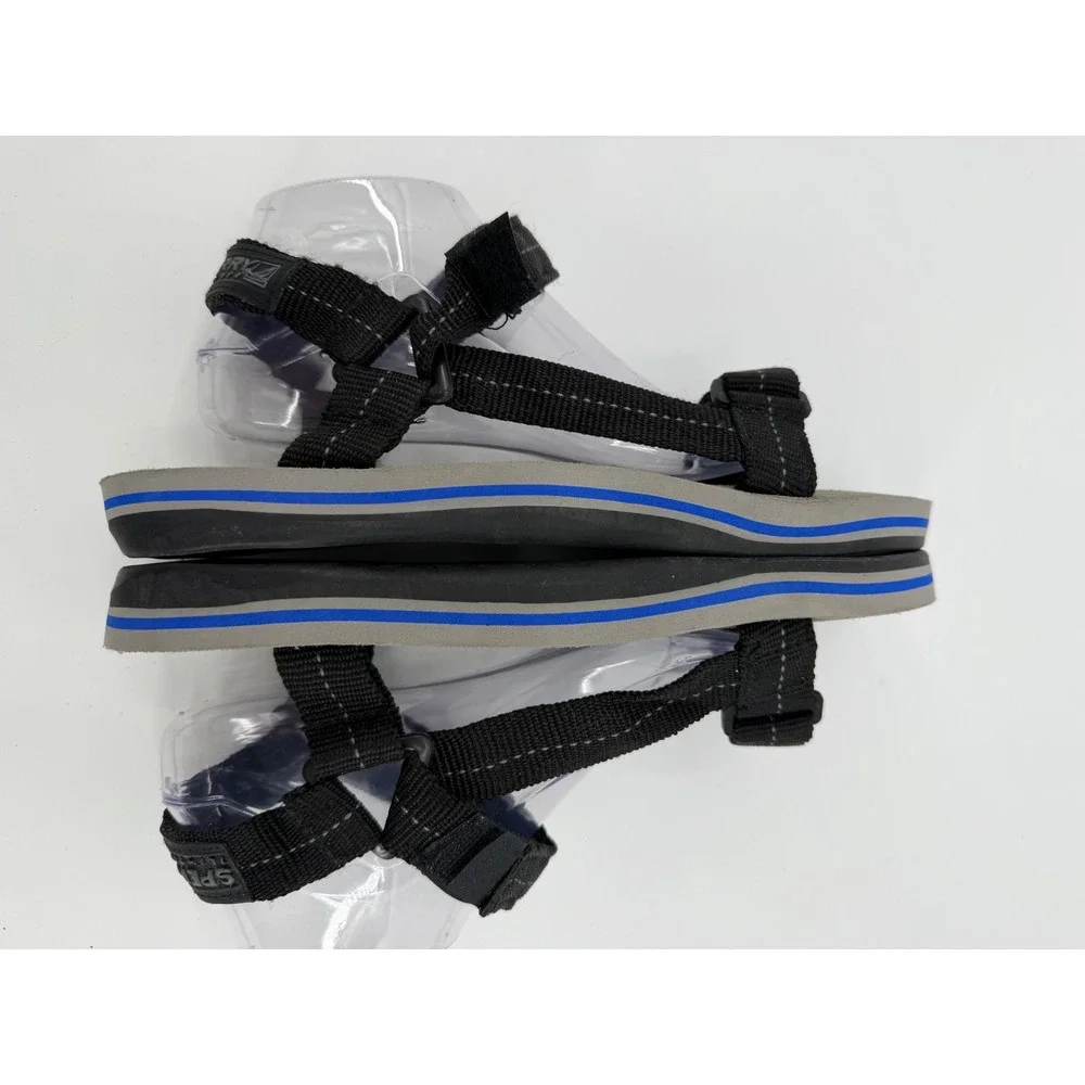 Sperry Top-Sider Mens Strappy Sport Sandals Gray Black Blue 0776070 Size 11